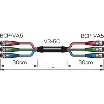 3VS08A-5C 8m �u�[�c�t �����}���`�P�[�u�� �u�[�c�t �J�i���d�C ���F ����8m 69010895