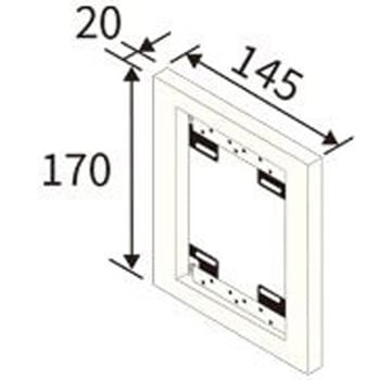 CSW-KBF2SB-2D3-W �ǒ[�q�Փd�HBOX2�A�p �J�i���d�C 1�� CSW-KBF2SB-2D3-W 69013510