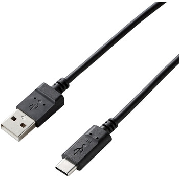 USBケーブル A-C USB2.0 やわらか タイプC スマートフォン タブレット エレコム