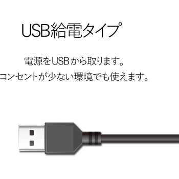 コンパクトスピーカー/4W/USB電源 エレコム