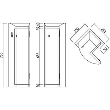 ココボックス 災害用備蓄ボックス MDP-200W 満点商会
