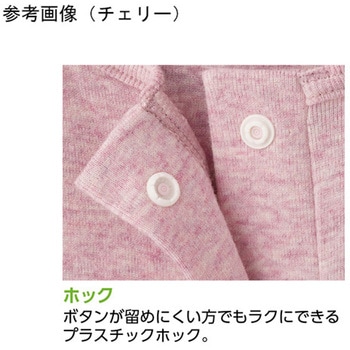 婦人フライス杢長袖 ホックインナー 97525シリーズ ケアファッション