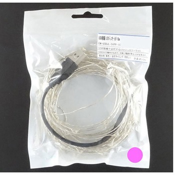 USB接続 LEDジュエリーライト 約10m EM-USBJL-5Vシリーズ アズワン
