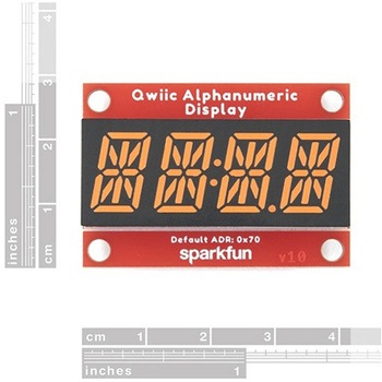 SparkFun Qwiic Alphanumeric Display - COMシリーズ SPARKFUN