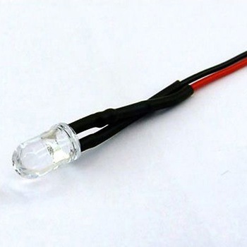 20cm線付LED Φ5mm アズワン