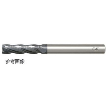 Sコーティング ハイスラフィングエンドミル ファインピッチレギュラ刃 S-FPAMシリーズ S&K(三興製作所)