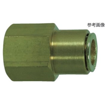冷却水配管用タッチコネクターフジVタイプフィメイルコネクター(金属) 千代田通商