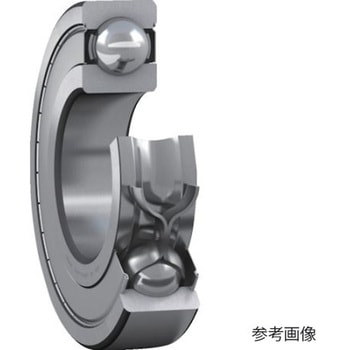 単列深溝玉軸受 軸受両端鋼板シールド C3すきま(すきま大) 日本エスケイエフ