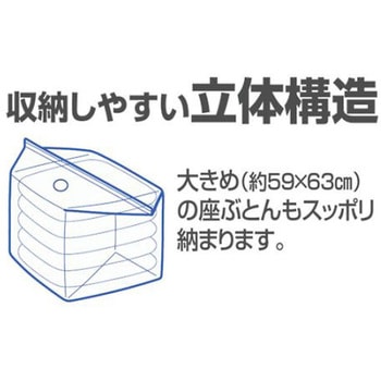 掃除機がなくてもキューブ型圧縮袋 日本クリンテック