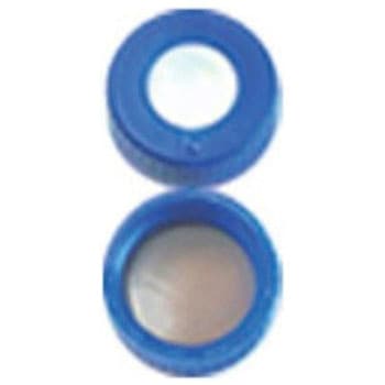 セプタム付 AVCS スクリューキャップ(9-425)白/白(圧着型)1mm 青 100個入 CHSC9-35シリーズ Thermo Fisher Scientific