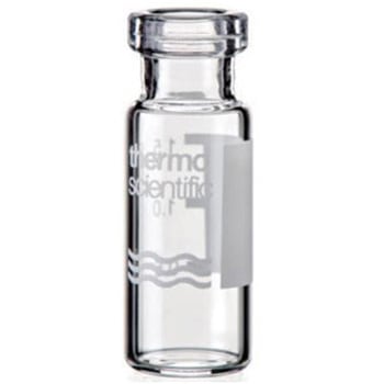 クリンプバイアル(ND11)透明 ラベル付 2mL 6PCV11シリーズ Thermo Fisher Scientific