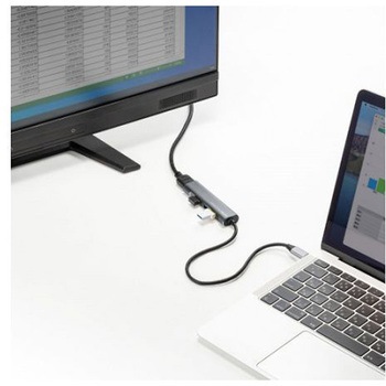 [USB3.2Gen1] 3ポートハブ HDMIポート搭載/タイプC エスコ