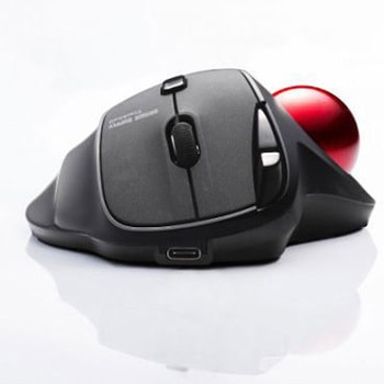 [充電式] ワイヤレスマウス レーザー/トラックボール エスコ