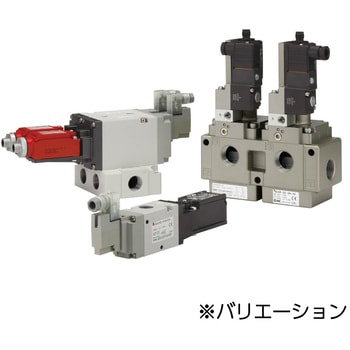 VP544/744-X538 - デュアル残圧排気弁 SMC パイロット式ソレノイド