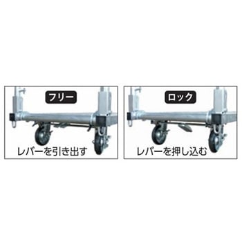 1920x 660x1785mm 折畳式簡易棚 キャスター付 エスコ
