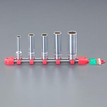 3/8"DR/ 8-17mm[ 5個組]ソケットセット 12角 エスコ
