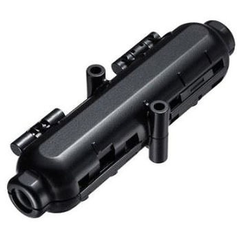 38x142x32mm LANケーブル中継ケース 耐水型 エスコ