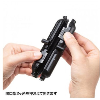 38x142x32mm LANケーブル中継ケース 耐水型 エスコ