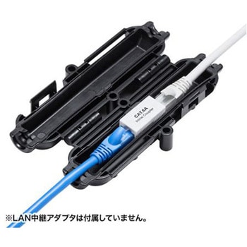 38x142x32mm LANケーブル中継ケース 耐水型 エスコ