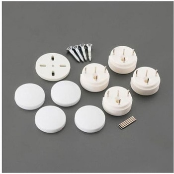 5.0mm ミラー取付金具セット コンクリート用/4個 エスコ