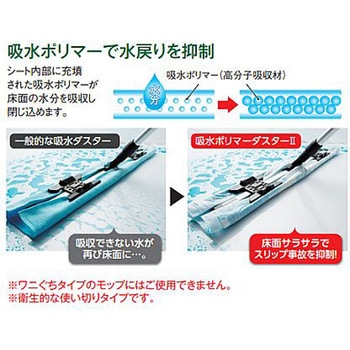 690mm 給水ポリマーダスター 280枚 エスコ