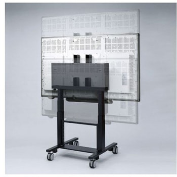 865x800x1863mm ディスプレイスタンド 電動昇降 エスコ