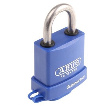 Abus ヘビーデューティ南京錠 パドロック ステンレス鋼 青 ABUS
