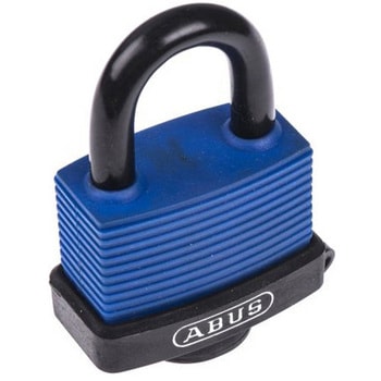 Abus 耐候性南京錠 パドロック 真鍮、ステンレス鋼 青 ABUS