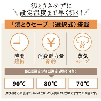 AC100V/ 905W/4.0L VE電気まほうびん エスコ