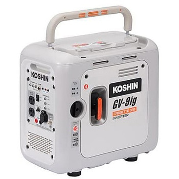AC100V/0.9kw DC12V 発電機 ポータブルガス式 エスコ