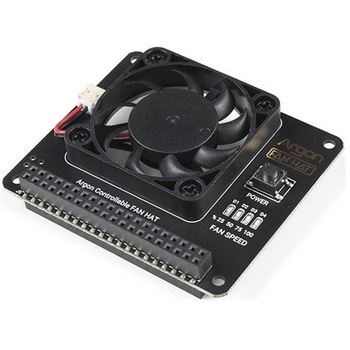 Argon40 Fan HAT for Raspberry Pi 4， 3B， and 3B+ SPARKFUN