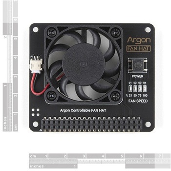Argon40 Fan HAT for Raspberry Pi 4， 3B， and 3B+ SPARKFUN