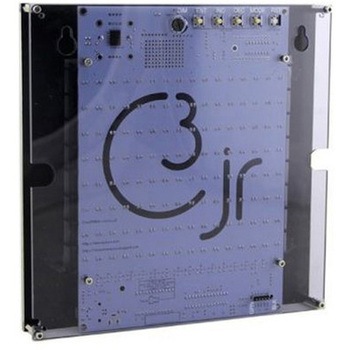 Clock THREEjr with black faceplate German version Seeed Studio