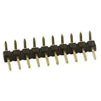 FCI ピンヘッダ 10極 2.54mm 1列 1袋 20個入 AMPHENOL