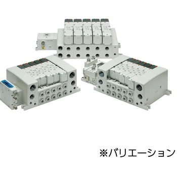 VV5QC41-F-BASE 日本未発売 高品質の人気 - ベース配管形プラグインマニホールド: Dサブコネクタ ベース