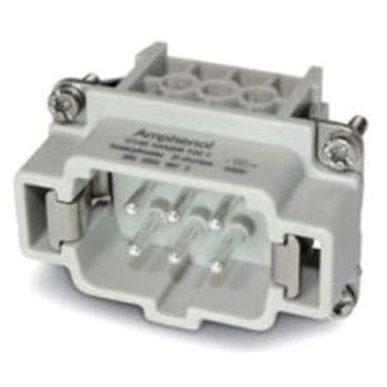Heavy mate connector pin insert 6 way AMPHENOL