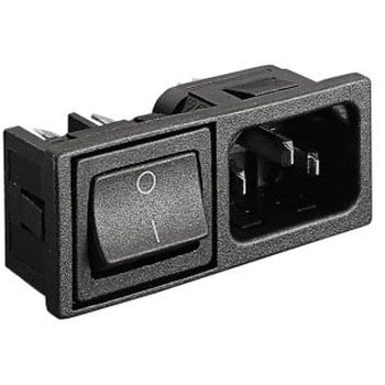 IECコネクタ オス スナップイン 10A 5 x 20mm BULGIN