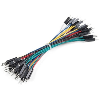 Jumper Wires Premium 4" M/M - 26 AWG 30 Pack SPARKFUN