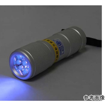 LEDブラックライト 5灯 紫外線LED搭載 シルバー 電池付き サウスウォーカー