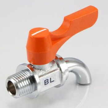 R 1/2"x 8.0mm ミニボールバルブ 水栓型 エスコ