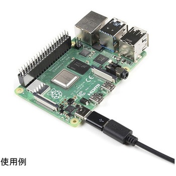 Raspberry Pi Micro USB to USB-C Adapter - Black SPARKFUN