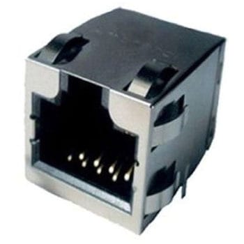 RJ45 モジュラーコネクタ メス RJ45コネクタ PCBマウント Cat5e 1セット 550個入 AMPHENOL