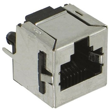 RJ45 モジュラーコネクタ メス RJ45コネクタ スルーホール Cat3 1袋 128個入 TE CONNECTIVITY
