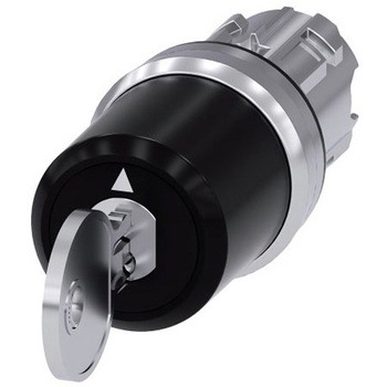 SIRIUS ACTシリーズ 3ポジション キースイッチヘッド モメンタリ SIEMENS