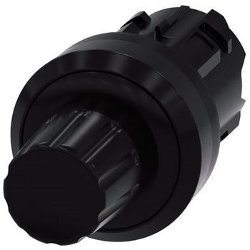 Stop button 22 mm round plastic blac SIEMENS