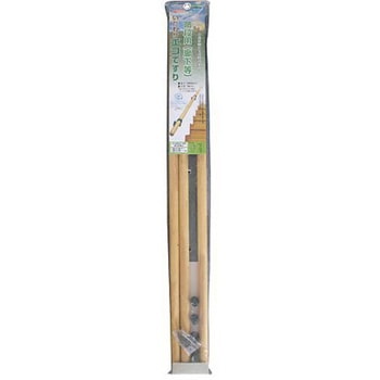 Φ 32x3600mm 木製手すり 階段用 エスコ