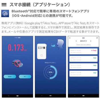 アルコールチェッカーBT ジェイ・シー・ティ