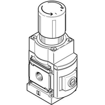 エアレギュレータ MSシリーズ G 1/4 1400L/min Festo