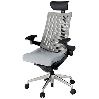 KJ427SAFMZTT7T6 アクト2 背エラストマー 4D可動肘 ビニールレザー張りヘッドサポート ランバーサポート付 アルミミラー脚 <配送時組立サービス付> イトーキ 69158769