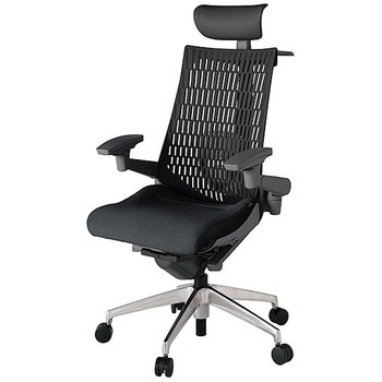 KJ427SAYZDT1T1 アクト2 背エラストマー 4D可動肘 ビニールレザー張りヘッドサポート ランバーサポート付 ハンガー付 アルミミラー脚 <配送時組立サービス付> イトーキ 69159171